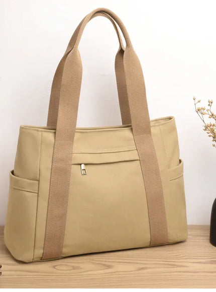 KissICON Women's Handbag – Fashionable Canvas Top-handle