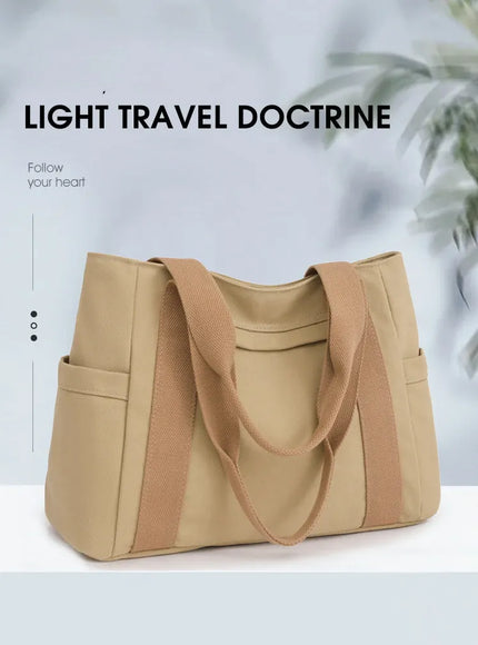 KissICON Women's Handbag – Fashionable Canvas Top-handle