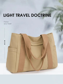 KissICON Women's Handbag – Fashionable Canvas Top-handle