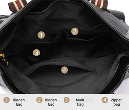 KissICON Women's Handbag – Shoulder Purse Vintage