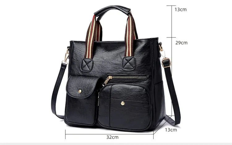 KissICON Women's Handbag – Shoulder Purse Vintage
