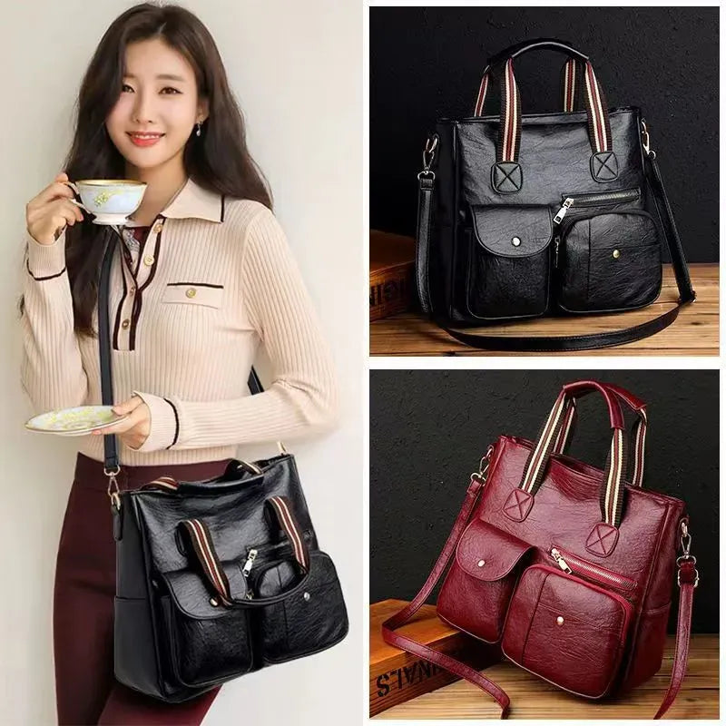 KissICON Women's Handbag – Shoulder Purse Vintage