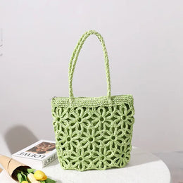 KissICON Women's Handbag – Woven Hollow Shoulder