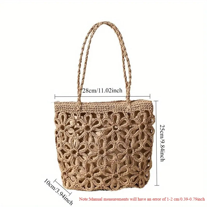 KissICON Women's Handbag – Woven Hollow Shoulder