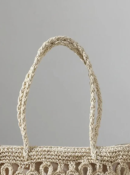 KissICON Women's Handbag – Woven Hollow Shoulder