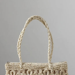 KissICON Women's Handbag – Woven Hollow Shoulder