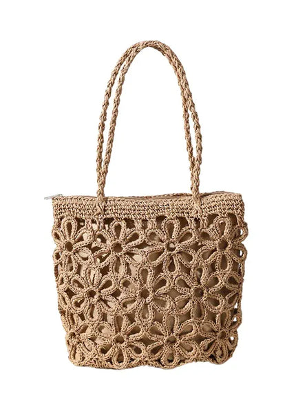 KissICON Women's Handbag – Woven Hollow Shoulder