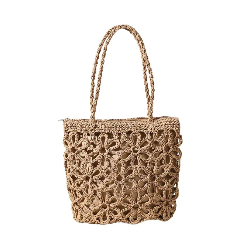 KissICON Women's Handbag – Woven Hollow Shoulder
