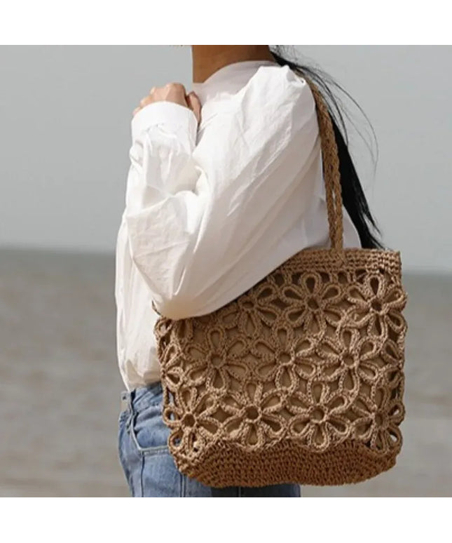 KissICON Women's Handbag – Woven Hollow Shoulder