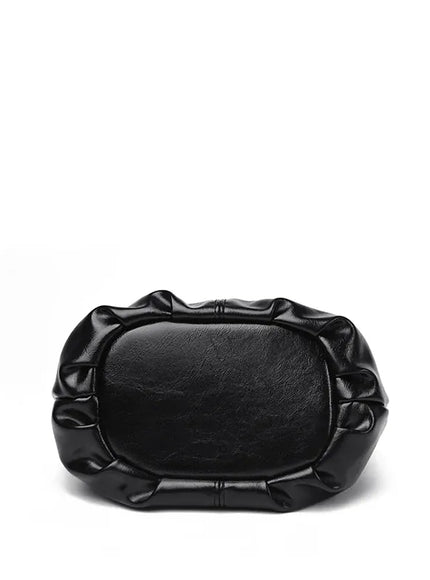 KissICON Women's Handbags Solid Color PU Leather Shoulder