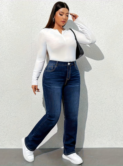 jkthpu-45 Women'S High-Waisted Stretch Jeans - Non-See-Through Stretchy Pants