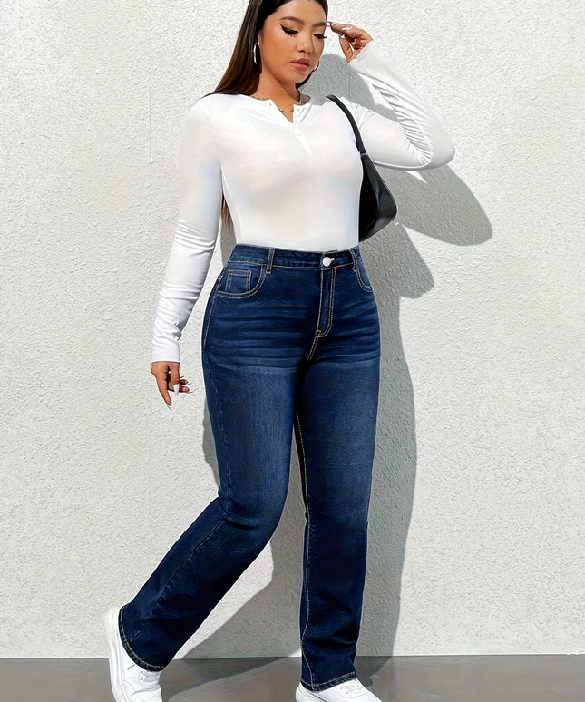 jkthpu-45 Women'S High-Waisted Stretch Jeans - Non-See-Through Stretchy Pants
