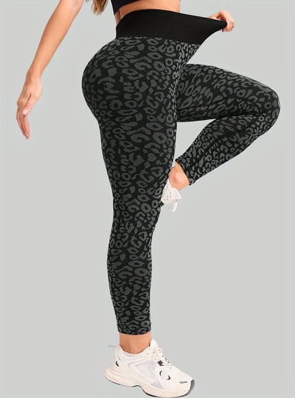 jkthpu-45 Women's High-Waisted Yoga Pants - Non-See-Through Stretchy Workout