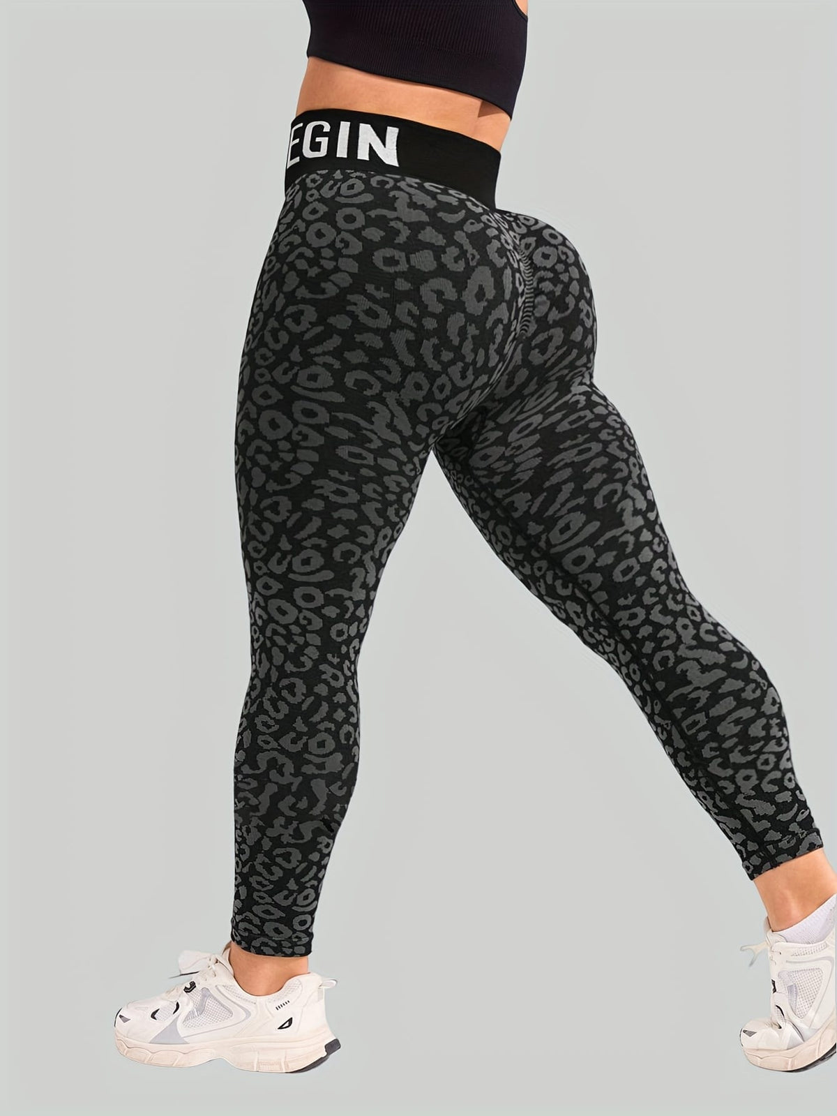 jkthpu-45 Women's High-Waisted Yoga Pants - Non-See-Through Stretchy Workout