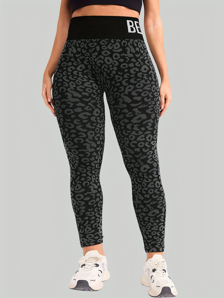 Women's High-Waisted Yoga Pants - Non-See-Through Stretchy Workout