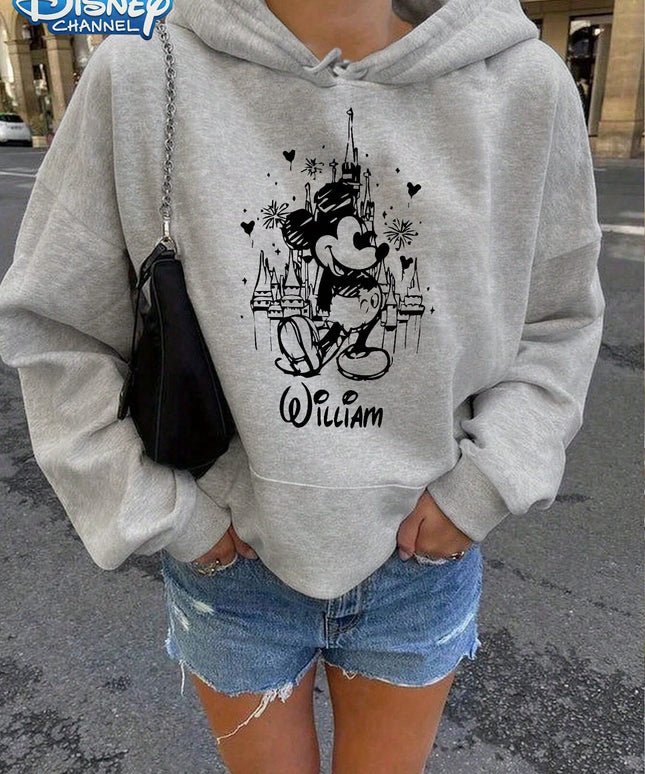 jkthpu-45 Women'S Oversized Hoodie - Disney Mickey Mouse &