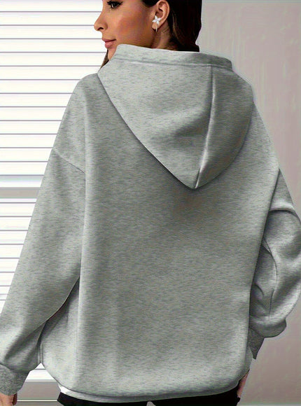 jkthpu-45 Women's Oversized Hoodie with Highland Cow Floral Graphic