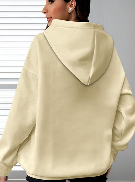 jkthpu-45 Women's Oversized Hoodie with Highland Cow Floral Graphic
