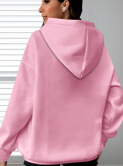 jkthpu-45 Women's Oversized Hoodie with Highland Cow Floral Graphic
