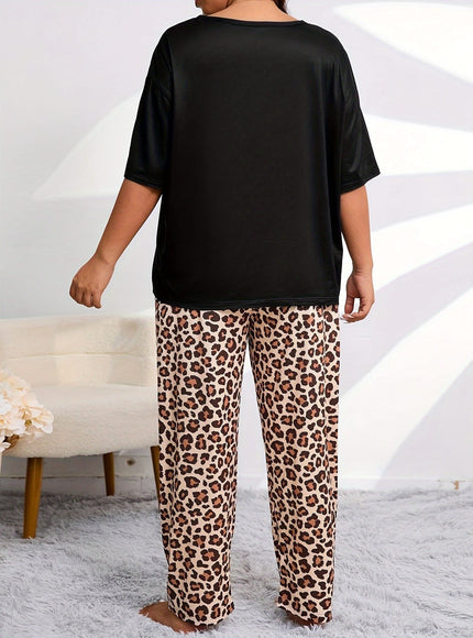 jkthpu-45 Women's Pajamas Casual Sweet Cartoon Home Clothes Set