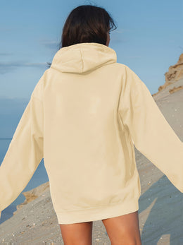 jkthpu-45 Women'S Plus Size Black Hoodie with "Choose Happy"