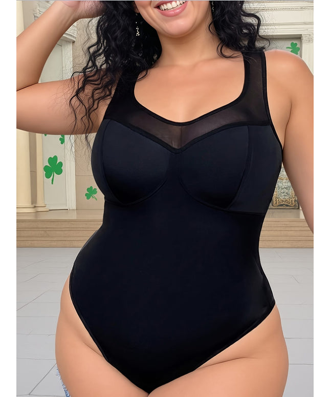 jkthpu-45 Women'S Plus Size Elegant Shapewear Bodysuit - Sexy