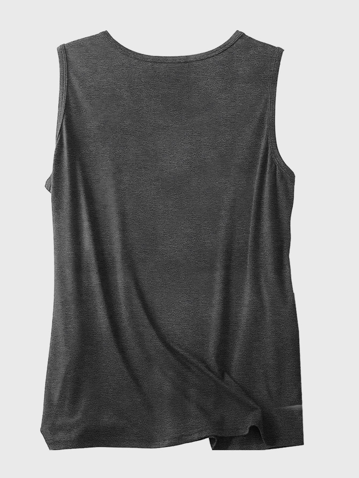 jkthpu-45 Women's Plus Size Heart Print Sleeveless Tank Top