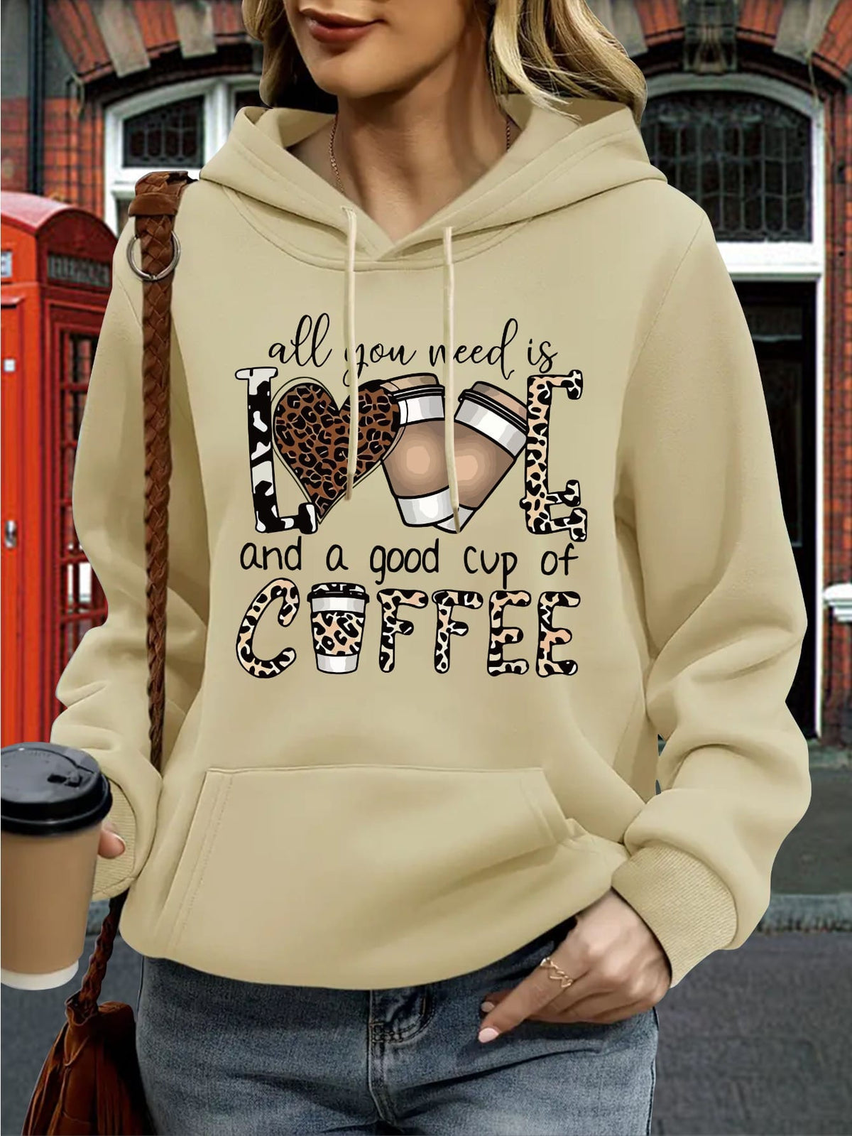jkthpu-45 Women'S Plus Size Hoodie with "All You Need