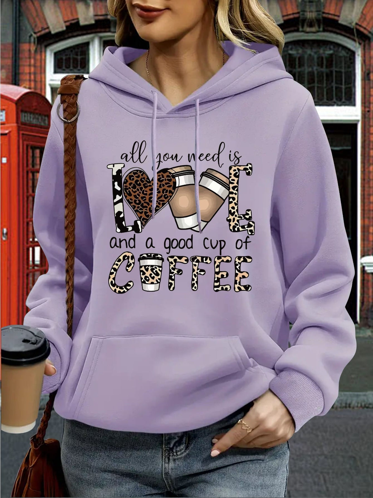 jkthpu-45 Women'S Plus Size Hoodie with "All You Need
