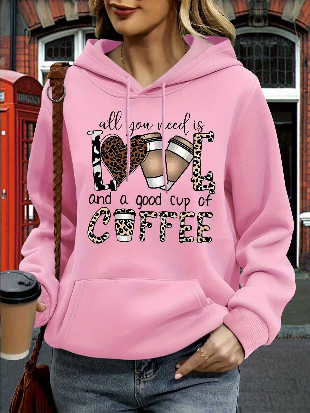 jkthpu-45 Women'S Plus Size Hoodie with "All You Need
