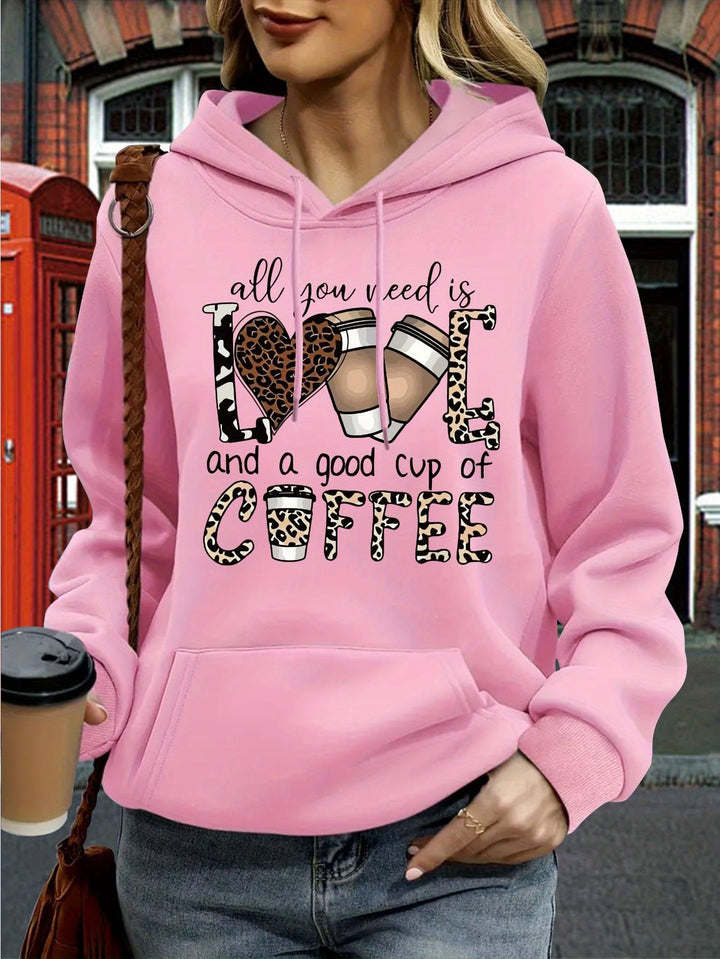 Women'S Plus Size Hoodie with "All You Need