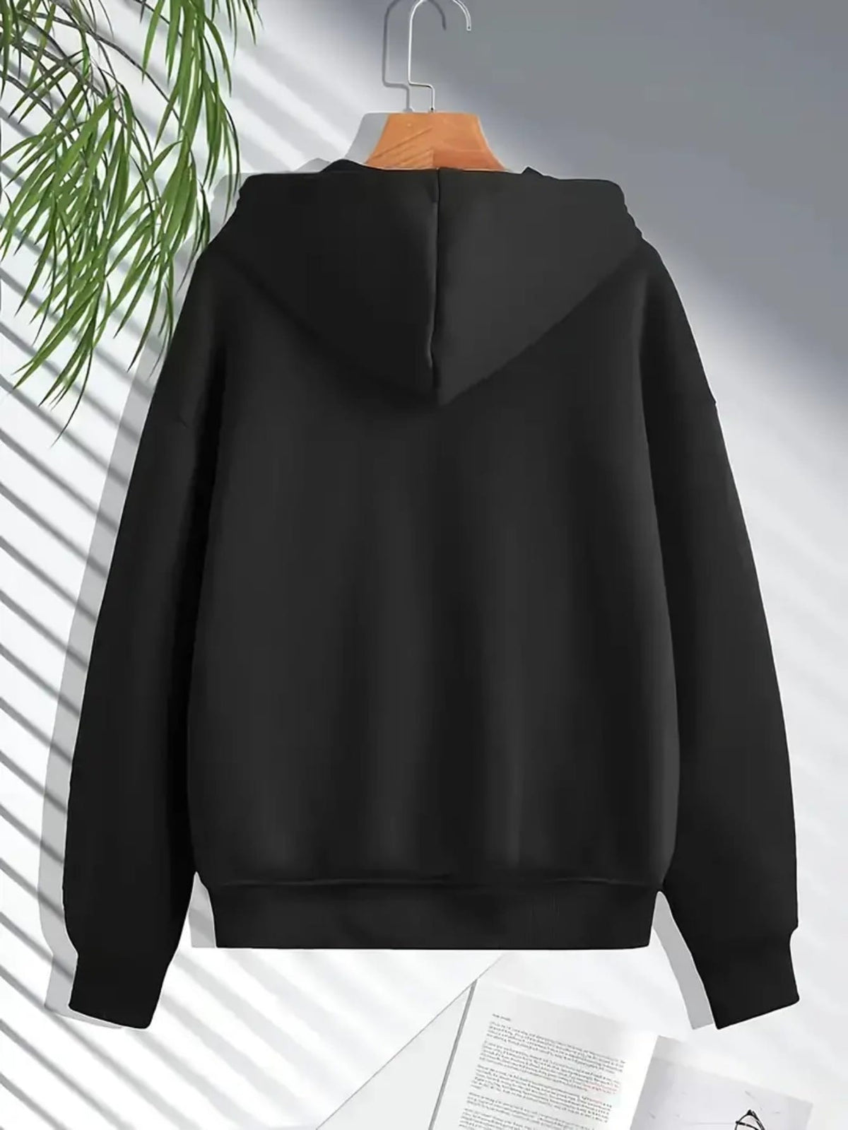 jkthpu-45 Women's Plus Size New York Graphic Hoodie -