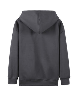 jkthpu-45 Women's Plus Size New York Graphic Hoodie -