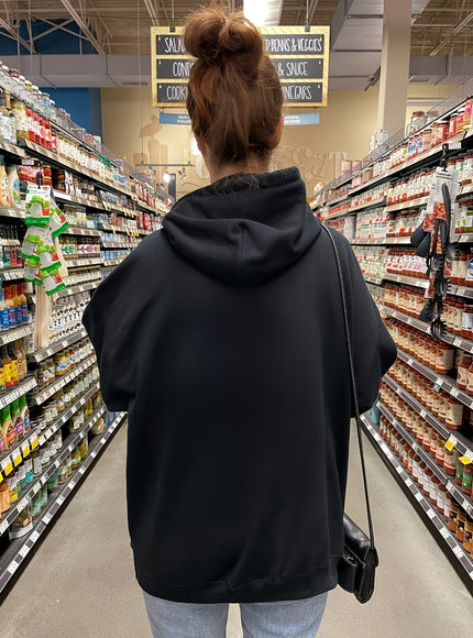 jkthpu-45 Women's Plus Size Oversized Hoodie with California Los
