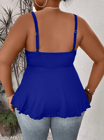 KissICON Women'S Plus Size Sexy V-Neck Cross Strap Cami