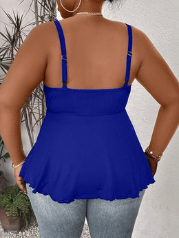 KissICON Women'S Plus Size Sexy V-Neck Cross Strap Cami