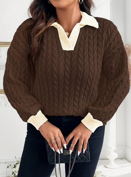 KissICON Women's Plus Size Winter Sweater - Soft Stretchy