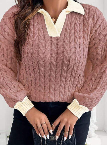 KissICON Women's Plus Size Winter Sweater - Soft Stretchy