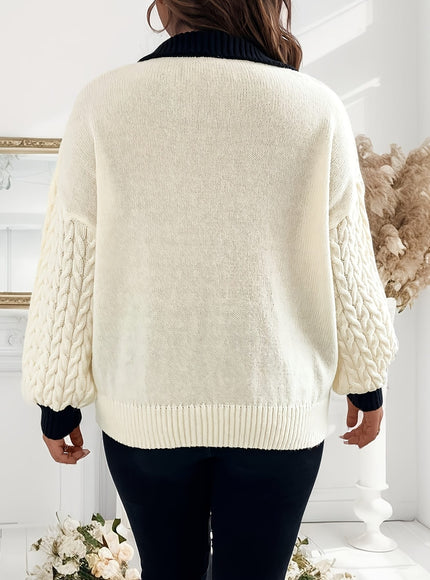 KissICON Women's Plus Size Winter Sweater - Soft Stretchy