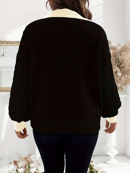 KissICON Women's Plus Size Winter Sweater - Soft Stretchy