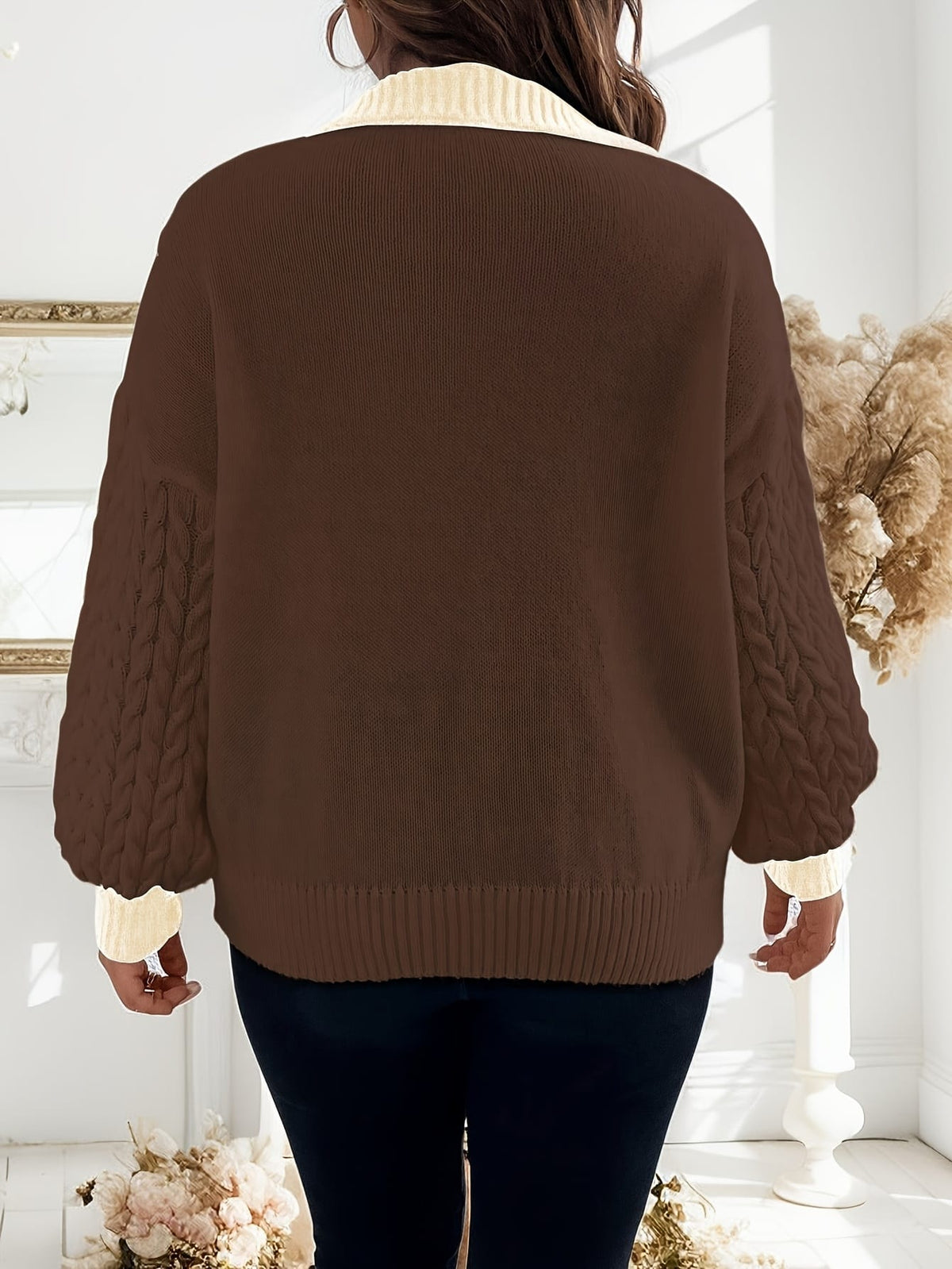 KissICON Women's Plus Size Winter Sweater - Soft Stretchy
