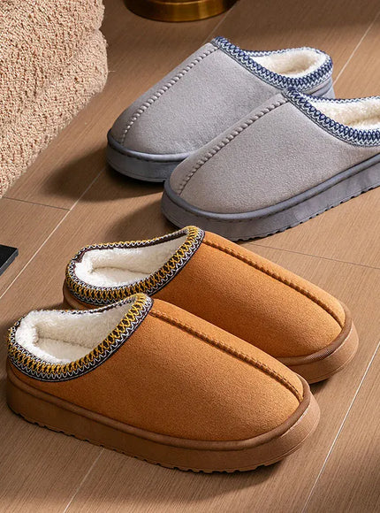 KissICON Women's Plush Slippers Winter Warm House Shoes Fashion