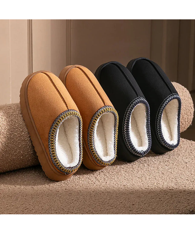 KissICON Women's Plush Slippers Winter Warm House Shoes Fashion