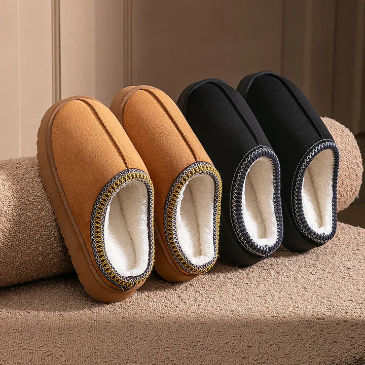 Women's Plush Slippers Winter Warm House Shoes Fashion