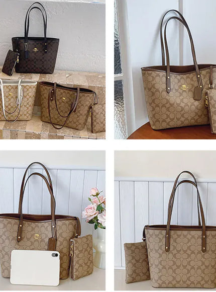 KissICON Handbag Women's Retro Luxury Tote Bag – Large Capacity Shoulder Handbag