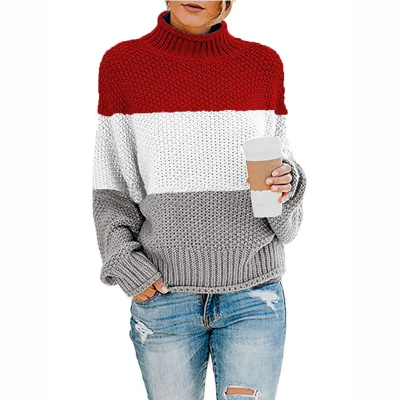Dropshipman Women's S-3XL Plus  Size New sweater knitted sweater  foreign trade women's clothing plus size women clothing  plus size