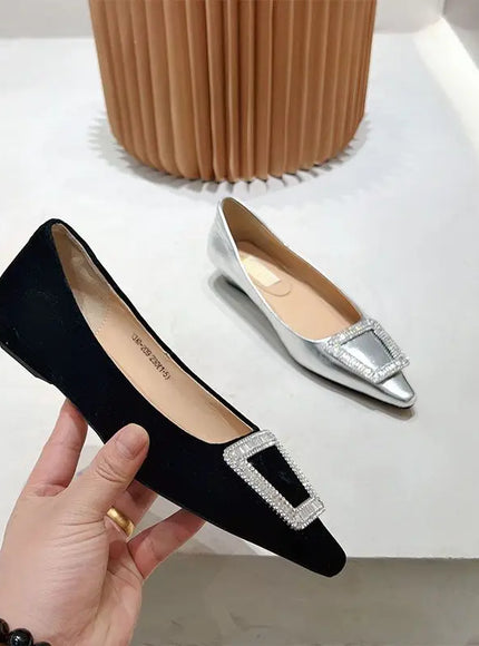KissICON Women's Shoes Flats 2023 Spring Autumn New Fashion