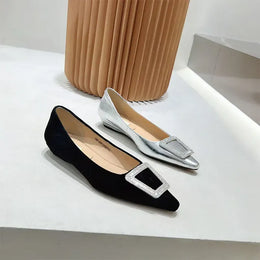 KissICON Women's Shoes Flats 2023 Spring Autumn New Fashion