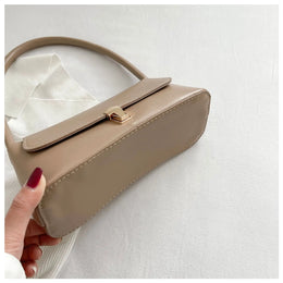 KissICON Women's Shoulder Handbag – Solid Color Hand