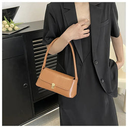KissICON Women's Shoulder Handbag – Solid Color Hand